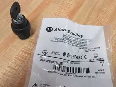 Buy Allen Bradley 800FP-KM2202R 2-Pos Keyed Selector Switch 800FPKM2202R • 55.44$
