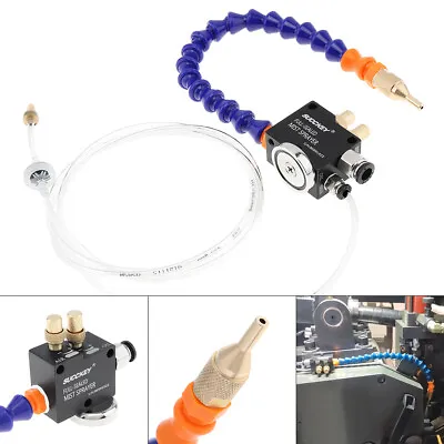 Buy Fully Sealed Mist Coolant Lubrication Spray System For CNC Lathe Milling Machine • 24.14$