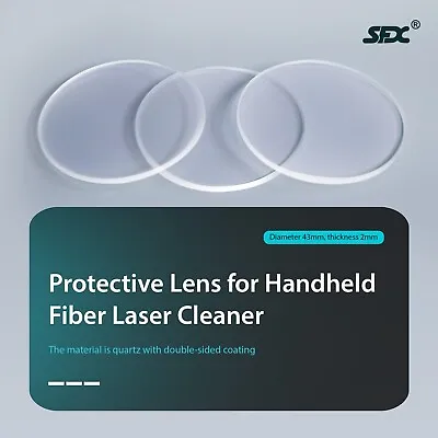 Buy 3 Pcs Protective Lens For Laser Cleaning Machine Laser Rust Remover Machine • 59$