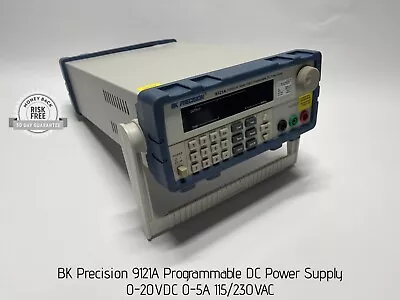 Buy BK Precision 9121A Programmable DC Power Supply 0-20VDC 0-5A 115/230VAC • 394.95$