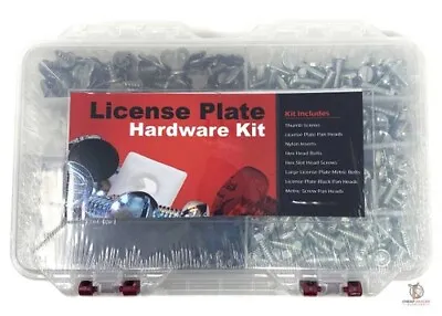 Buy License Plate Hardware Kit - Universal Screw Set (400 Pieces) • 83.39$
