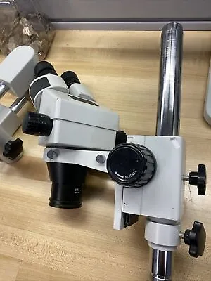 Buy AmScope 5X Stereo Microscope With Single Arm Boom Stand Missing Stand Connection • 175$