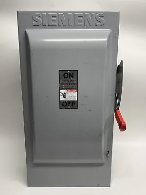 Buy Up To 7: HF364N Siemens 200 Amp 600V 3P 4W Fusible Indoor Disconnect Switch • 500$