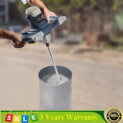 Buy Drywall Mortar Mixer Cement Render Paint Tile Plaster Rotary Mixing 6 Speed US • 50$
