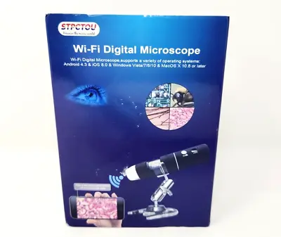 Buy STPCTOU Wireless Digital Microscope 50X-1000X 1080P Handheld Portable Mini Wi... • 37.99$
