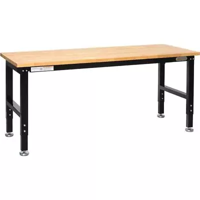 Buy Grizzly T34011 6' Adjustable Heavy-Duty Workbench With Outlets • 540$