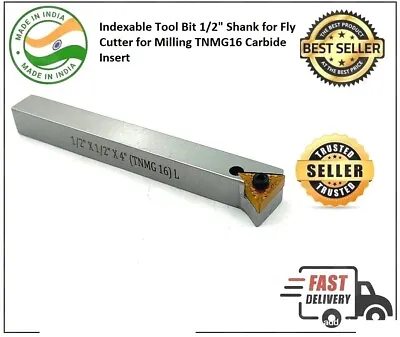 Buy Indexable Tool Bit 1/2  Shank For Fly Cutter For Milling TNMG16 Carbide Insert • 60.39$