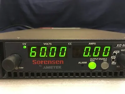 Buy Sorensen XG 60-14 Programmable Power Supply 850W 60V 14A • 849$