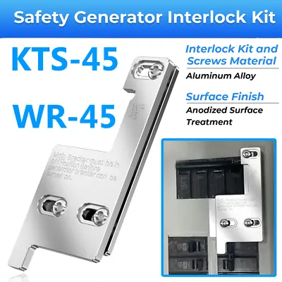 Buy Generator Interlock Kit For GE Siemens Murray ITE 150 200 Amp Main Breaker Panel • 46.99$