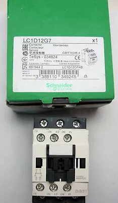 Buy NEW Schneider Electric Contactor LC1D12G7 AB Tesys 034924..120V Coil • 45$