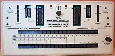 Buy Beckman Industrial Scopemate 2 IC & Component Tester 1310OMF • 100$