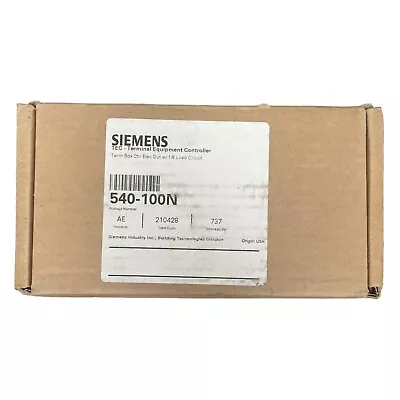 Buy SIEMENS TEC 540-100N Terminal Equipment Controller • 499.99$