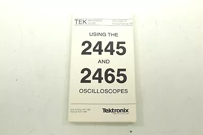 Buy Tektronix 2400 Series Manual Oscilloscopes Reference Guide • 30$