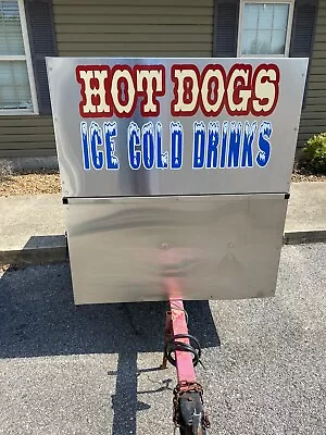 Buy Mobile Hot Dog Cart Trailer Food Concession Vending Kiosk Stand   • 2,000$