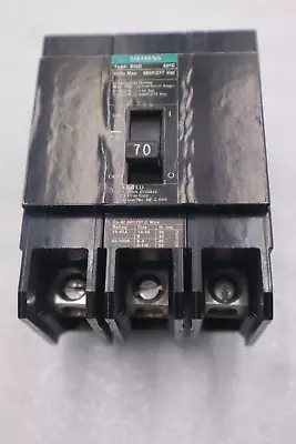 Buy Siemens BQD340 40 Amp 480Y/277 VAC 3 Pole BQD Bolt On Circuit Breaker STK B-1495 • 127.50$