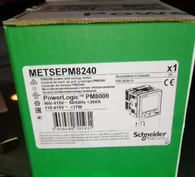 Buy Schneider Electric METSEPM8240 Power Logic PM8240 Power Meter - BRAND NEW • 3,437$