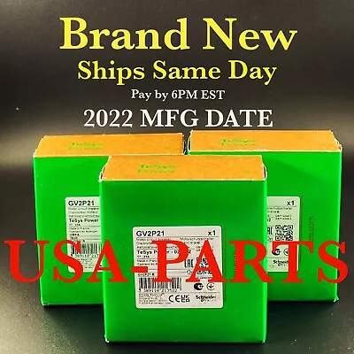 Buy SCHNEIDER ELECTRIC GV2P21*BRAND NEW SEALED *Ships Same Day *latest MFG Date 2022 • 149.99$