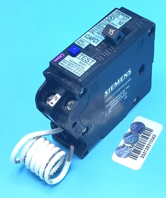 Buy Circuit Breaker Siemens QA115AFC  15 Amp 1 Pole 120V   AFCI • 39.99$