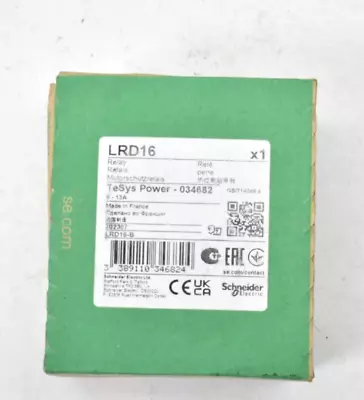 Buy Schneider Electric TeSys Protect Thermal Overload Relay 9-13A LRD16 7Q2307 • 24.99$