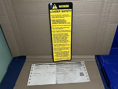 Buy Ford Warning Decal Loader Safety SML36191 (Yellow) • 23.23$