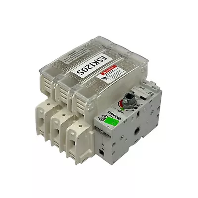 Buy Siemens CFS363JN Fusible Disconnect Switch 600 VAC 250 VDC 100 A 3-Poles • 199.94$