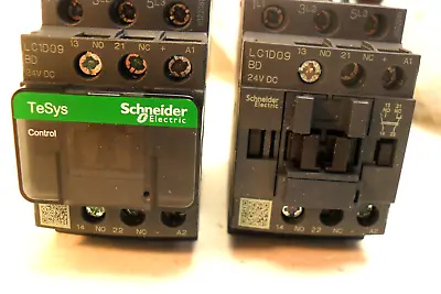 Buy QTY 2 - Schneider Electric  LC1D09 W/ LAD4TBDL Contactor 24V • 35$