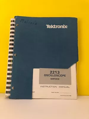 Buy Tektronix 070-3827-00 2213 Oscilloscope Service Instruction Manual • 39.97$