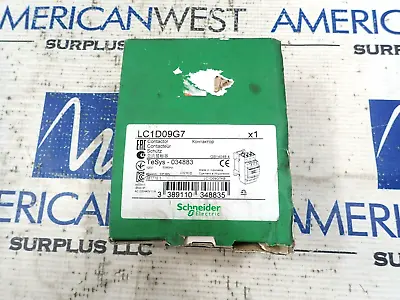 Buy NEW Schneider Electric LC1D09G7 Contactor 5HP 480V G7 120V Coil • 59.49$