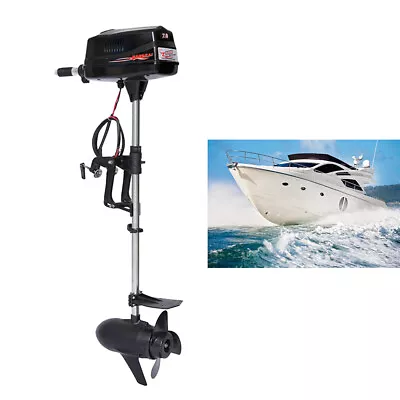 Buy Electric HANGKAI 1800W 48V Outboard Motor Engine Heavy Duty Fishing Boat Engine • 301$