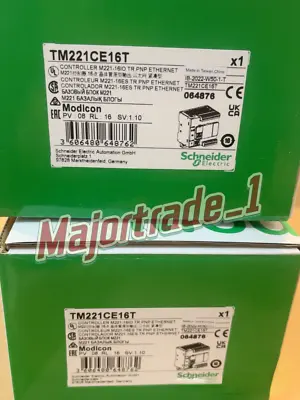 Buy Brand New Schneider Electric TM221CE16T Modicon M221 Controller • 660$