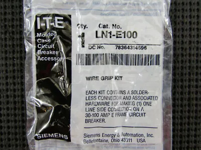 Buy Siemens LN1-E100 Wire Grip Kit • 24.40$
