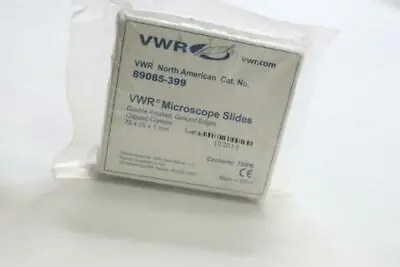 Buy (72-Pk) VWR Double Frosted Clipped Corners Microscope Slides 89085-399  • 6$