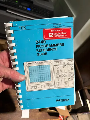 Buy Genuine Tektronix 2440 Programmers Reference Guide Oscilloscope Tek2 • 15$