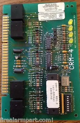 Buy Siemens Cerberus Pyrotronics Crm-4 Controllable Relay Module (20 Available) • 49.95$