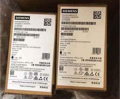 Buy 1PCS Siemens 6SE6 440-2AB17-5AA1 6SE6440-2AB17-5AA1 New In Box VIA DHL • 558$