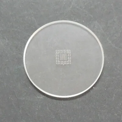 Buy D=25mm Microscope Micrometer Slide Optical Resolution Test Board Positive Plate • 27.45$