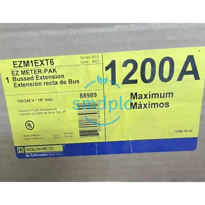 Buy SCHNEIDER ELECTRIC EZM1EXT6 1200 AMP EZ METER-PAK Bussed Extension Zydm • 1,234.99$