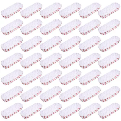 Buy 100pcs Hot Dog Tray Paper Food Boat Disposable Serving Tray • 12.38$
