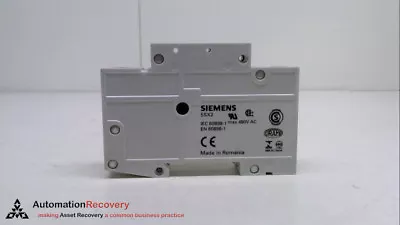 Buy Siemens 5sx2 102-8, Miniature Circuit Breaker, 1 Pole, 2 Amp, New* #236583 • 21.10$