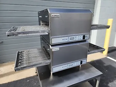 Buy 2022 Lincoln Impinger Model 2500 Double Electric Ventless Conveyor Pizza Oven • 1$