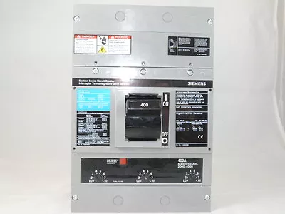 Buy Siemens ITE JXD63B400 3p 400a 600v Circuit Breaker NEW 1-year Warranty • 1,285.71$