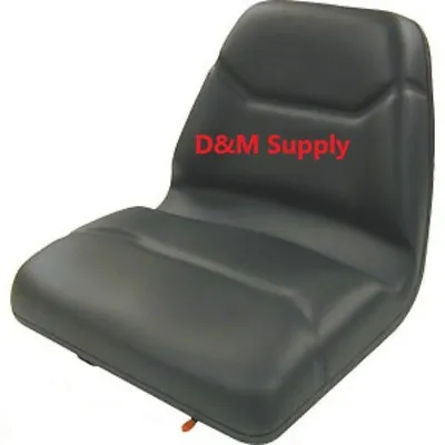 Buy Deluxe High Back Lawn Garden Compact Tractor Michigan Style Seat BLACK • 112.61$