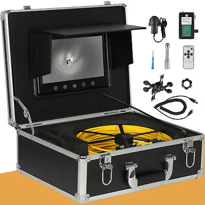 Buy 7  LCD Sewer Inspection Camera 30M IP68 Industrial Endoscope Inspection System • 275.27$