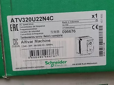 Buy Schneider Electric ATV320U22N4C Box Inverter 2.2KW Three-phase 400V Compact Type • 350$