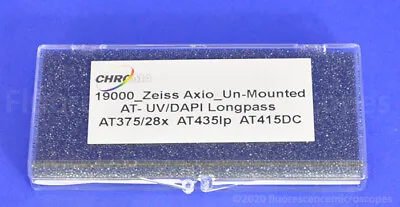 Buy Chroma UV / DAPI LP Fluorescence Filters For Olympus Zeiss Nikon Microscope Cube • 470$