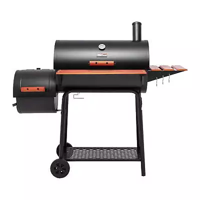 Buy Royal Gourmet CC1830W 30  Barrel Charcoal Grill With Offset Smoker • 220.51$