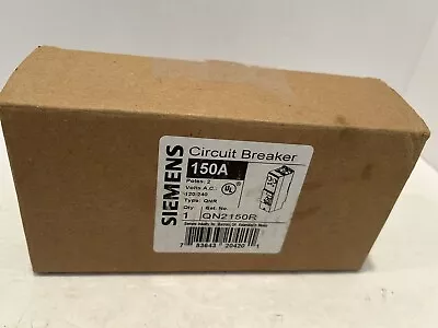 Buy Siemens - QN2150  150A 120/240V 2-Pole Circuit Breaker • 109.99$