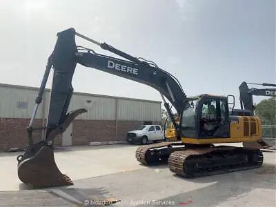 Buy 2019 John Deere 210G LC Hydraulic Excavator Cab Trackhoe Aux Hyd Thumb • 1$