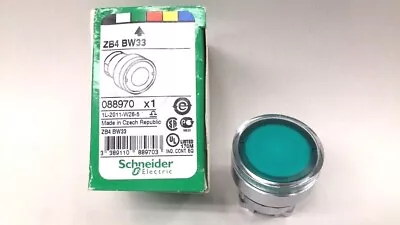 Buy Schneider Electric ZB4BW33 Green Push Button Spring Return 088970 • 19.75$