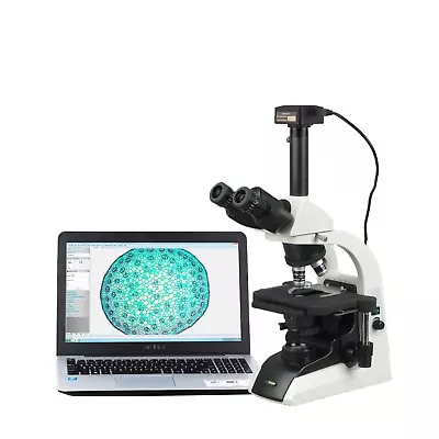 Buy AmScope 40X-2500X Infinity Plan Trinocular Biological Microscope + 3MP Camera • 1,444.99$